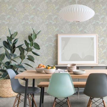 2975-26204 - Ada Green Floral Wallpaper - by A-Street Prints