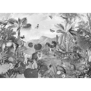 Show details for Flora and Fauna Wall Mural