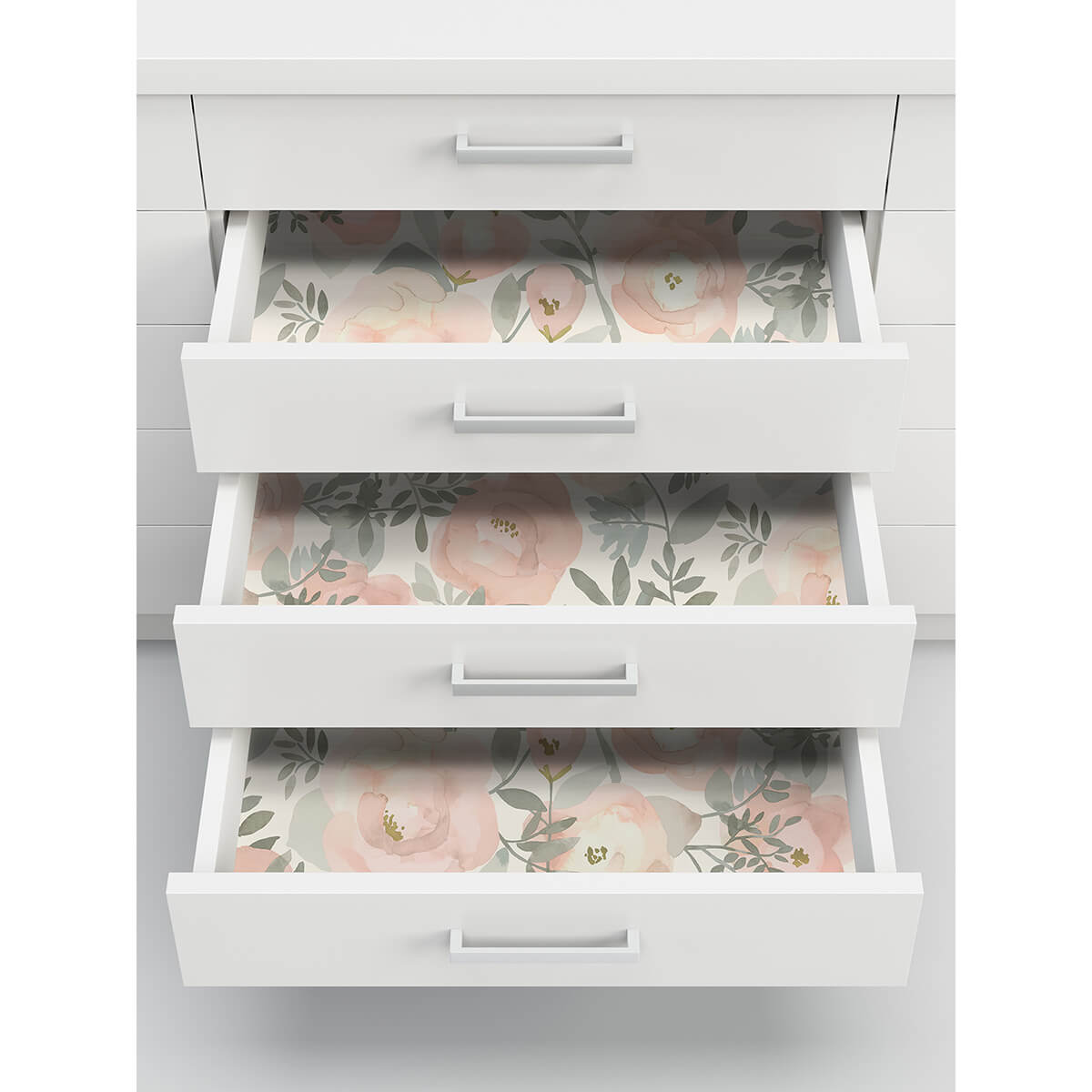 NUS3829 Rose Peachy Keen Peel and Stick Wallpaper by NuWallpaper