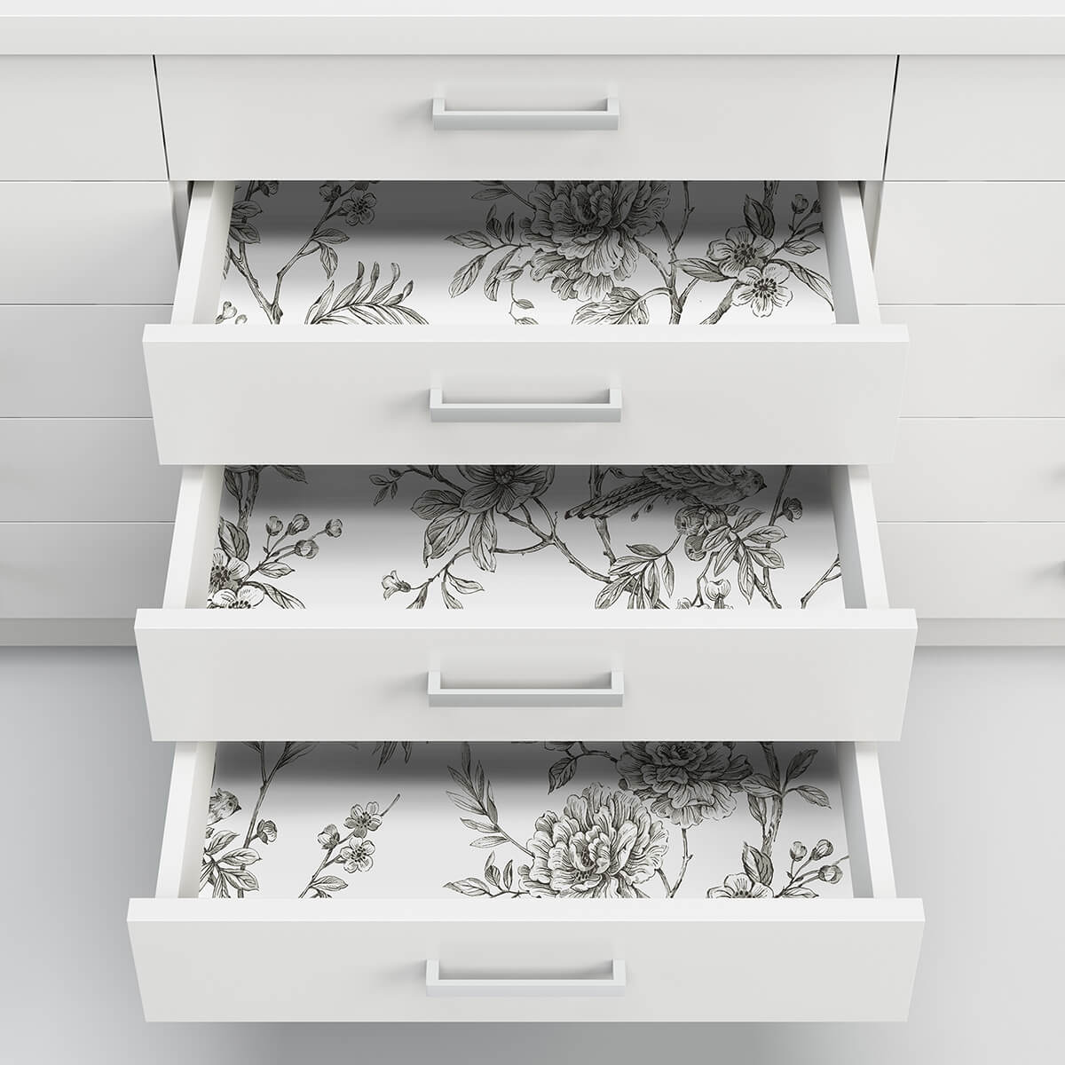 NUS3832 Charcoal Longwood Peel and Stick Wallpaper by NuWallpaper