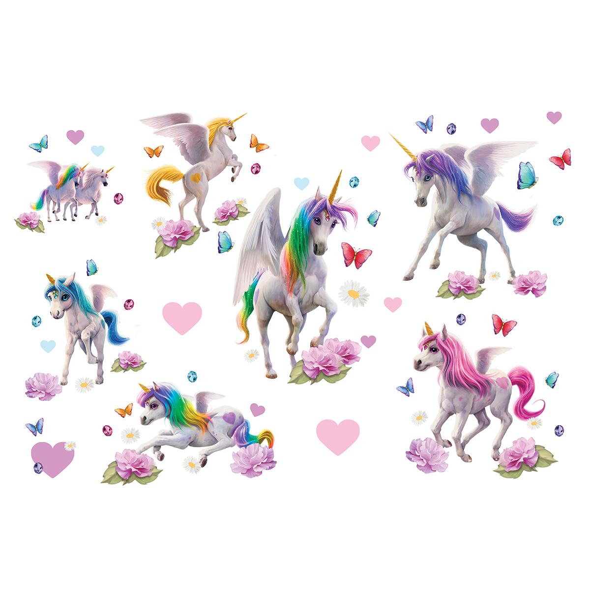 WT45989 Magical Unicorn Wall Stickers by Walltastic
