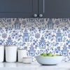 Picture of Blue Danson Peel and Stick Wallpaper
