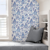 Picture of Blue Danson Peel and Stick Wallpaper