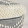 Picture of Lacy Grey Pouf Decorative Object