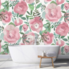 Picture of Blooming Floral Darling Pink Wall Mural