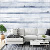 Picture of Jet Set Ocean Blue Wall Mural