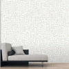 Picture of Maze Dove Grey Wall Mural