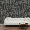 Picture of Storybook Forest Charcoal Grey Wall Mural