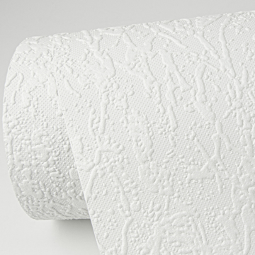 Show details for Freese White Splatter Paintable Wallpaper