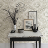 Picture of This Old Hudson Timeless Grey Rose Damask Wallpaper