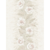 Picture of Dutch Garland Blush Gardenia Stripe Wallpaper