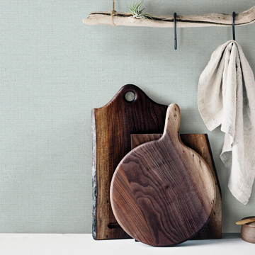 Show details for Nimmie Seafoam Basketweave Wallpaper