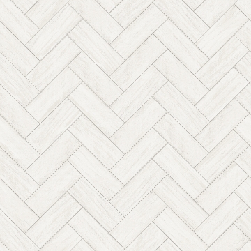 Picture of Kaliko White Wood Herringbone Wallpaper