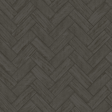 Picture of Kaliko Dark Grey Wood Herringbone Wallpaper