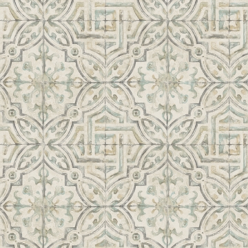 Picture of Sonoma Grey Spanish Tile Wallpaper