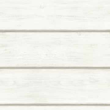 Show details for Cassidy White Wood Planks Wallpaper