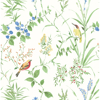 Picture of Imperial Garden Multicolor Botanical Wallpaper
