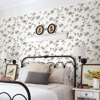 Picture of Cyrus Charcoal Festive Floral Wallpaper