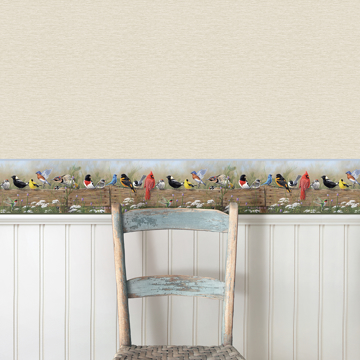Show details for Flock Multicolor Menagerie Border