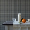 Picture of Austin Charcoal Plaid Wallpaper
