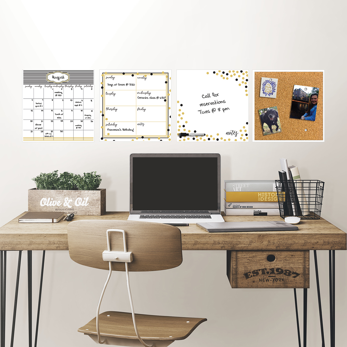 WPE3683 Glam Organization Kit by WallPops