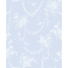 Picture of Chandelier Gates Sky Blue Floral Drape Wallpaper