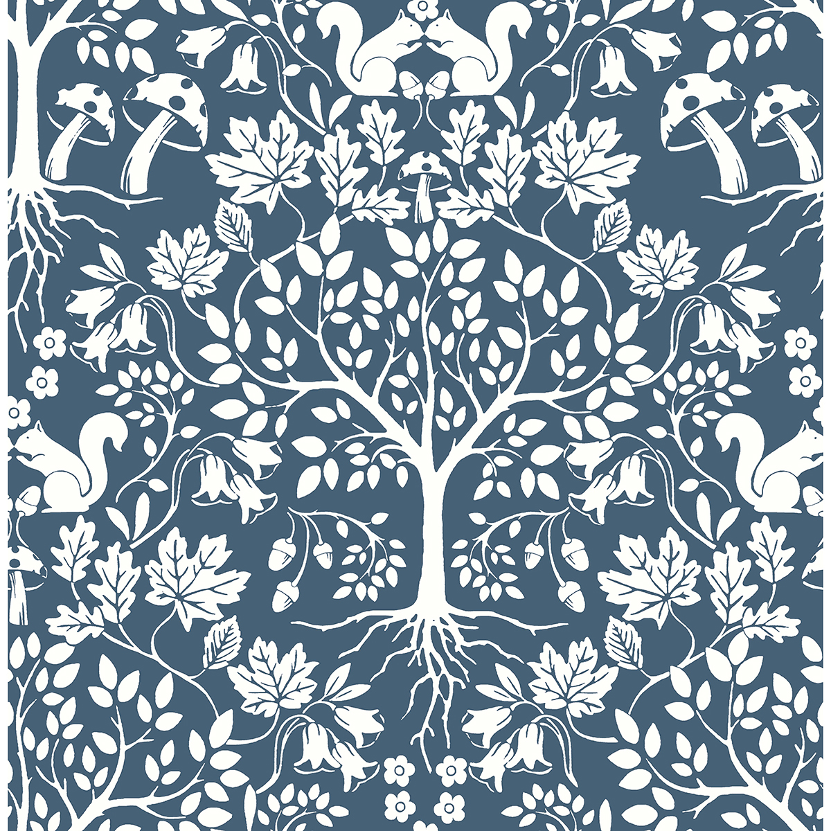 AST3778 Leo Navy Tree Wallpaper by A Street Prints