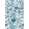 Picture of Daley Blue Line Floral Wallpaper