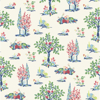 Picture of Green Charming Grove Peel and Stick Wallpaper