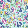 Picture of Turquoise Sunny Garden Peel and Stick Wallpaper