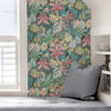 Picture of Grey Rain Forest Canopy Peel and Stick Wallpaper
