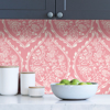 Picture of Pink Foxwood Meadow Peel and Stick Wallpaper