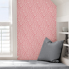 Picture of Pink Foxwood Meadow Peel and Stick Wallpaper