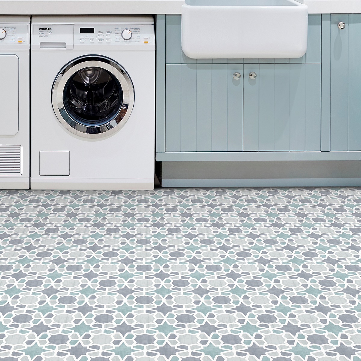 FP3569 - Rajah Peel and Stick Floor Tiles - by FloorPops