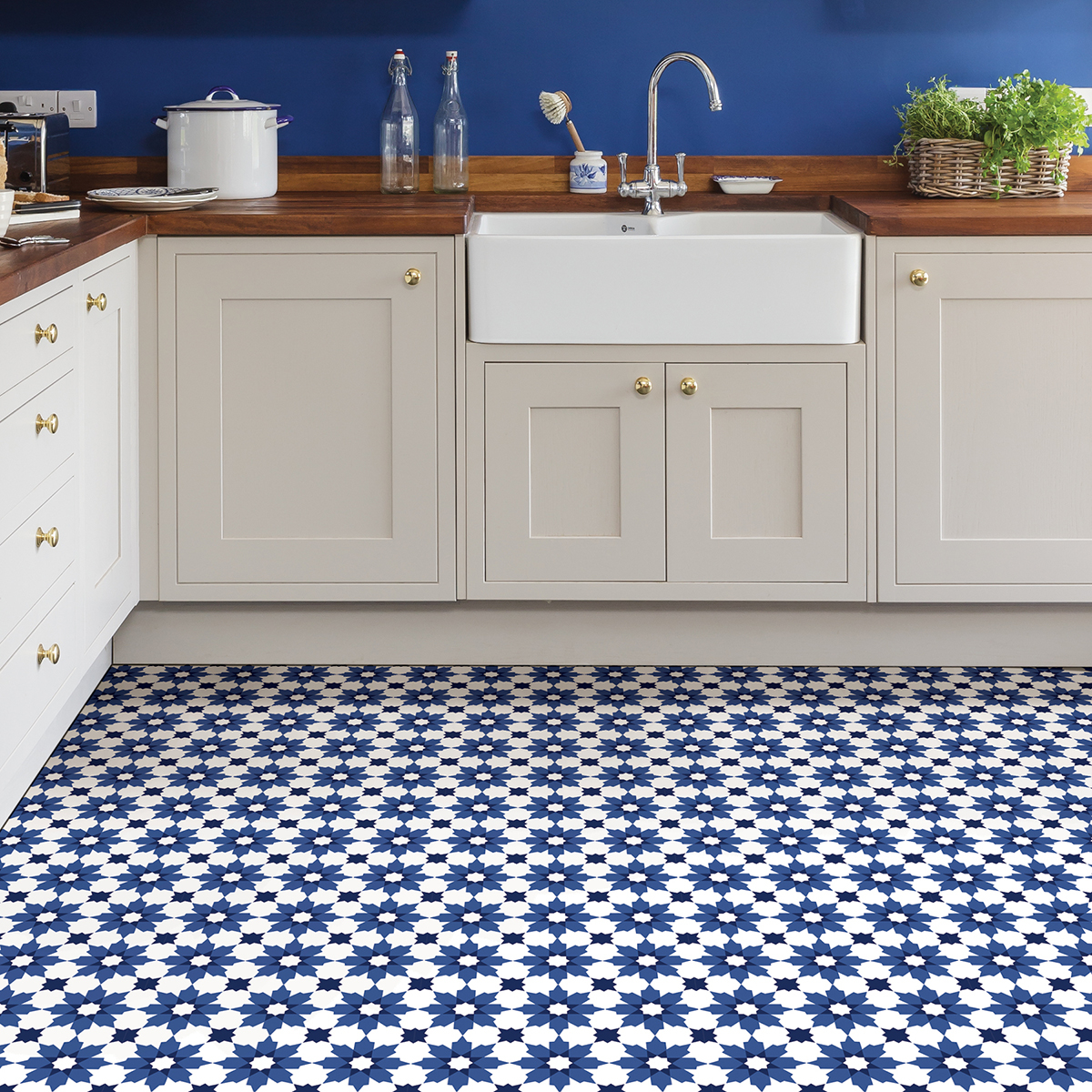 FP3572 - Zellige Peel and Stick Floor Tiles - by FloorPops