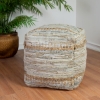 Picture of Upcycled Neutral Pouf Decorative Object