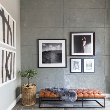 Show details for Panes Grey Wall Mural by Karen J. Revis