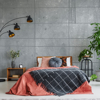 Picture of Panes Grey Wall Mural by Karen J. Revis