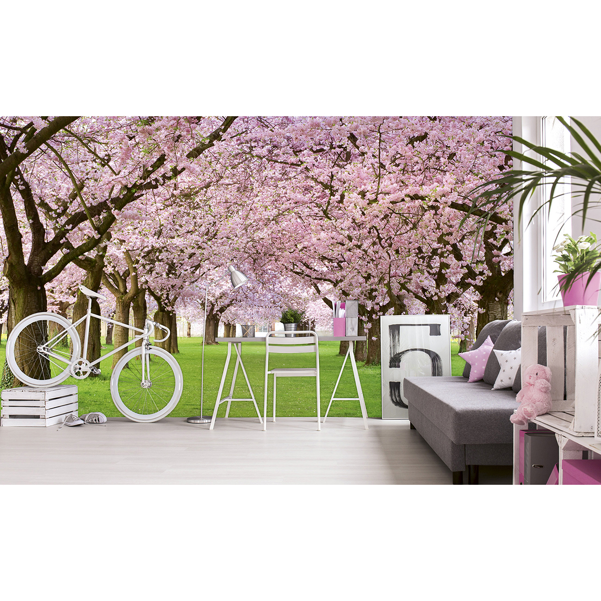 MS50105 Cherry Trees Wall Mural by Dimex