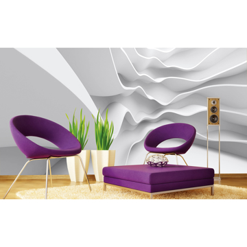 Show details for Futuristic Wave Wall Mural