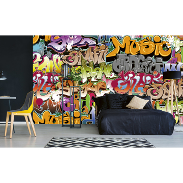 Show details for Graffiti Art Wall Mural
