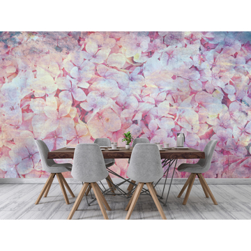 Show details for Abstract Blooms Wall Mural