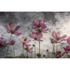 Picture of Violet Flower Abstract Wall Mural