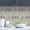 Picture of Black Foliole Peel and Stick Wallpaper
