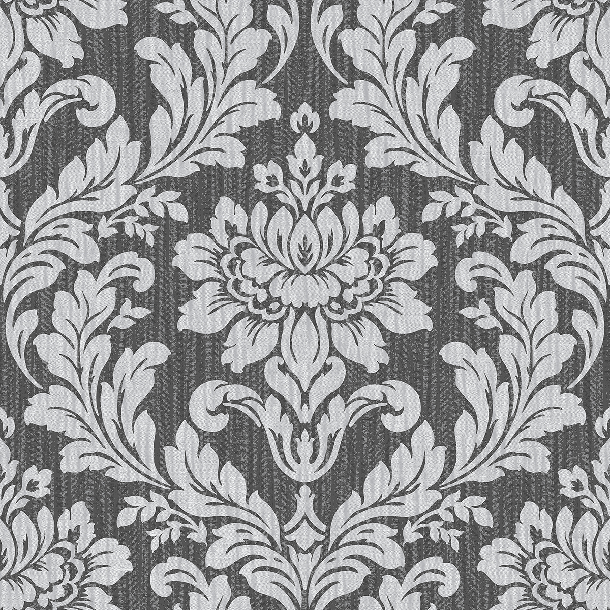 402582517 Galois Silver Damask Wallpaper by Advantage