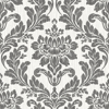 Picture of Galois Black Damask Wallpaper