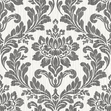 Show details for Galois Black Damask Wallpaper