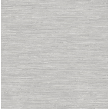 Show details for Cantor Grey Faux Grasscloth Wallpaper