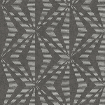 Show details for Monge Charcoal Geometric Wallpaper