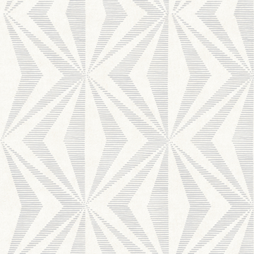Show details for Monge Silver Geometric Wallpaper